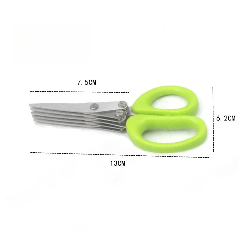 Multipurpose Stainless Steel Herb Cutting Scissors