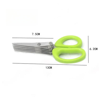 Multipurpose Stainless Steel Herb Cutting Scissors