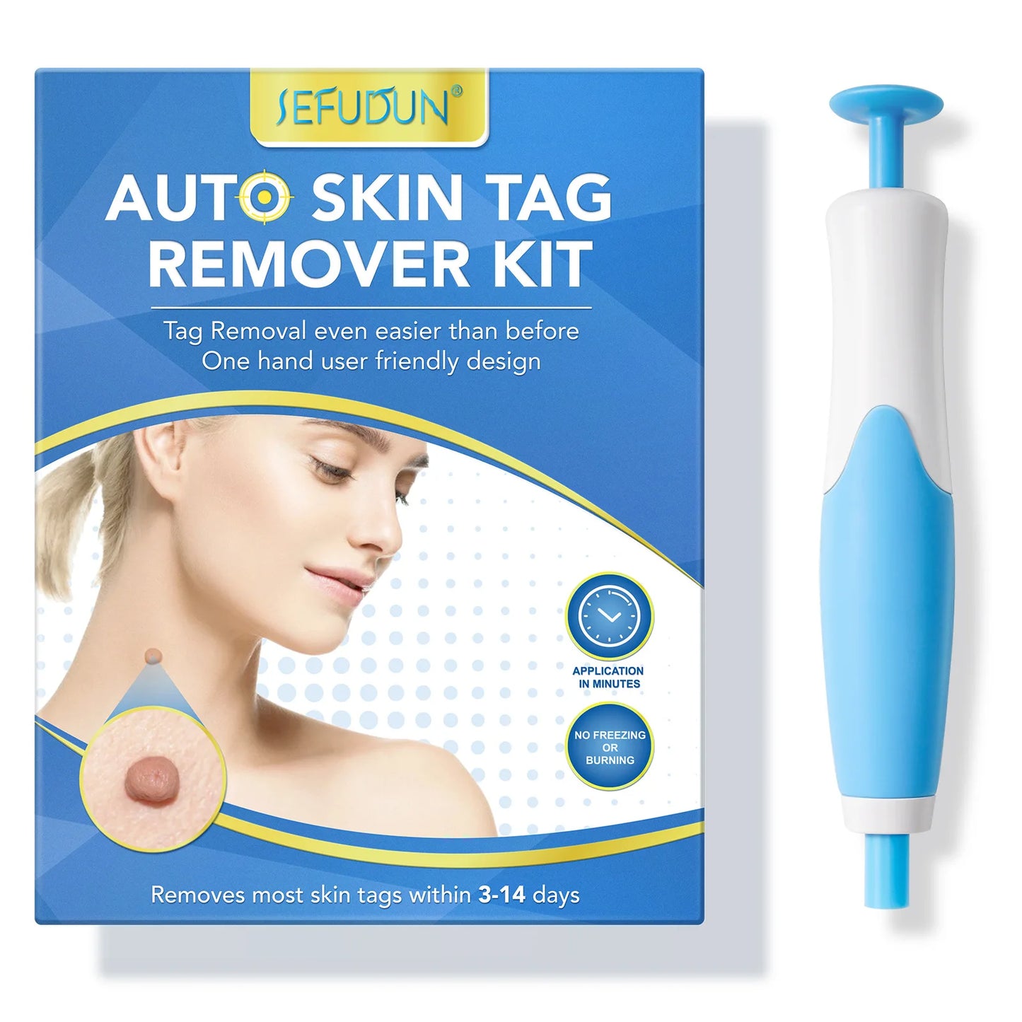 2 IN 1 Auto Skin Tag Remover Kit