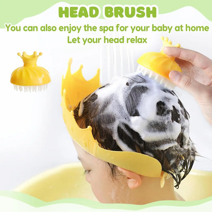 Foldable Baby Bath Tub with Cushion & Thermometer