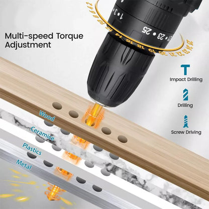 21V Cordless Rechargeable Drill