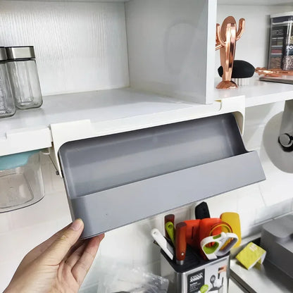 Wall-Mounted Self-Adhesive Spice Rack