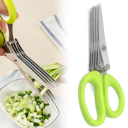 Multipurpose Stainless Steel Herb Cutting Scissors