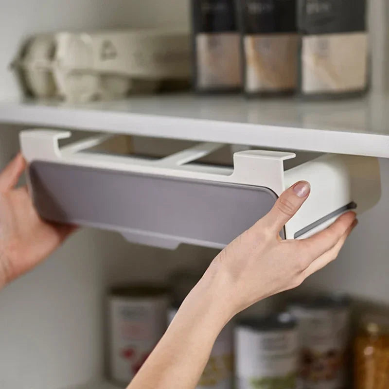 Wall-Mounted Self-Adhesive Spice Rack
