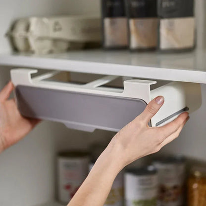 Wall-Mounted Self-Adhesive Spice Rack