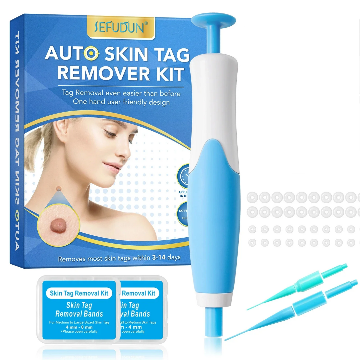 2 IN 1 Auto Skin Tag Remover Kit