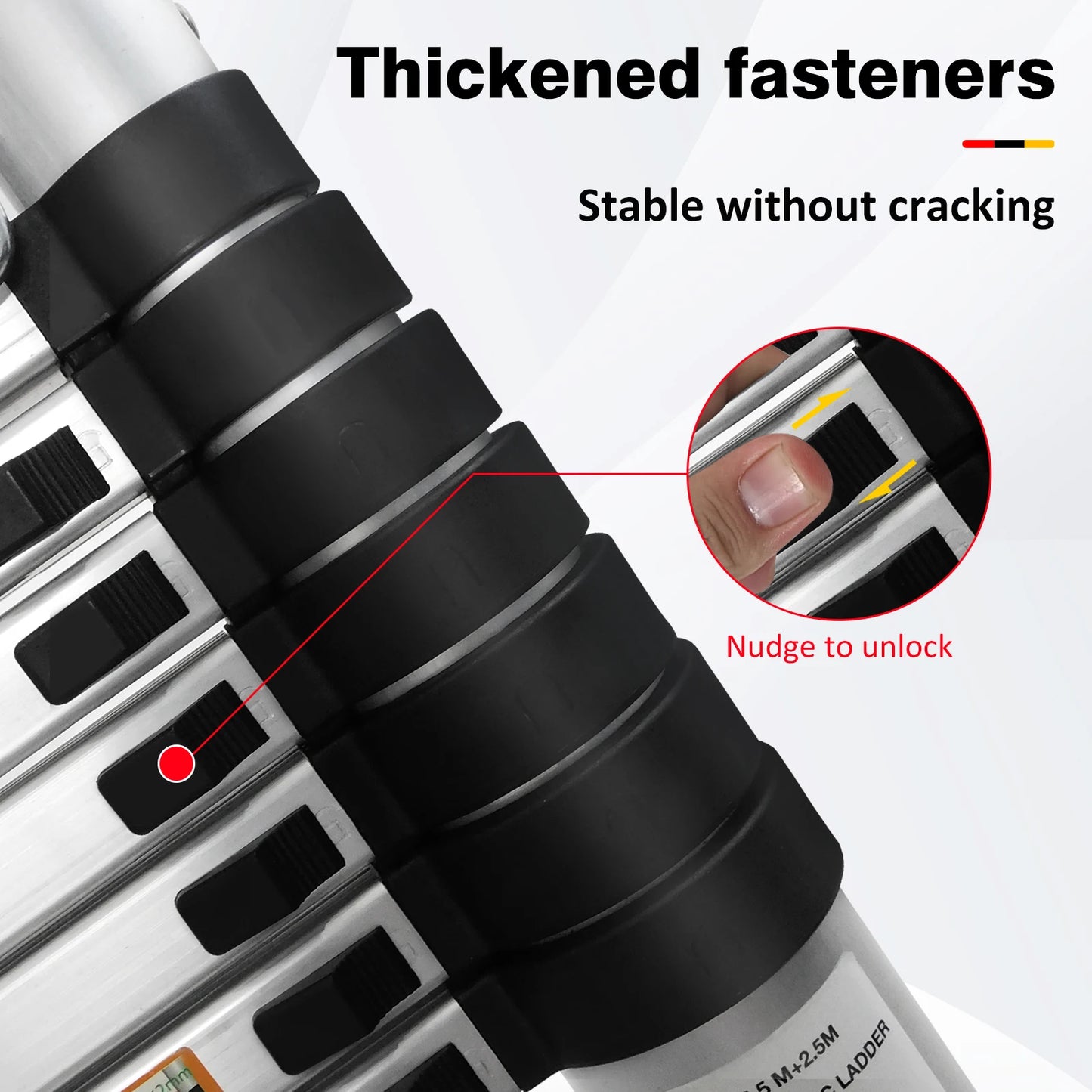 3.8M / 5M Aluminium Telescopic Ladder