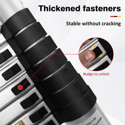 3.8M / 5M Aluminium Telescopic Ladder