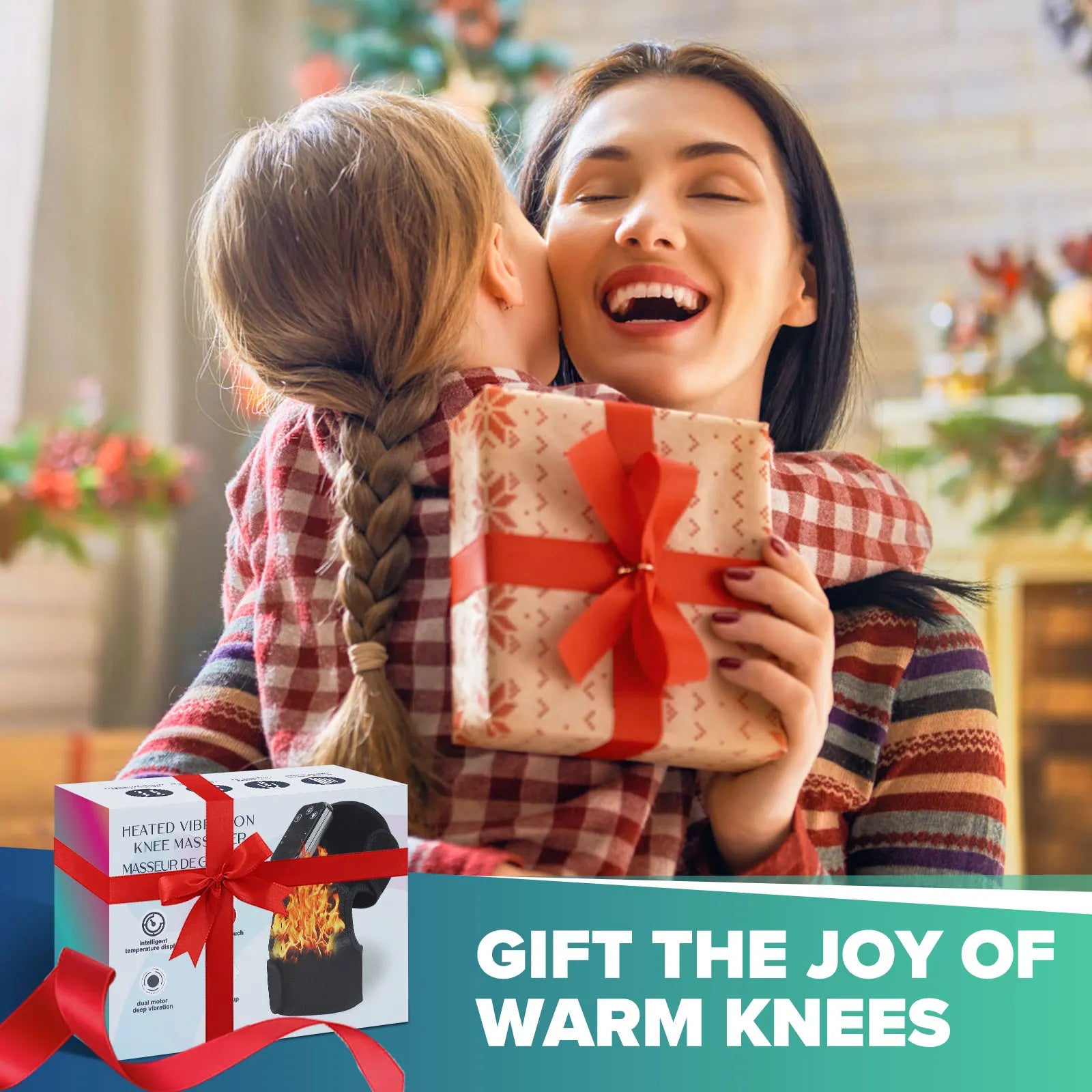 RELIEVE JOINT PAIN INSTANTLY WITH 3-IN-1 HEATED MASSAGER