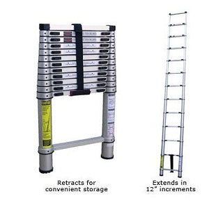 3.8M / 5M Aluminium Telescopic Ladder