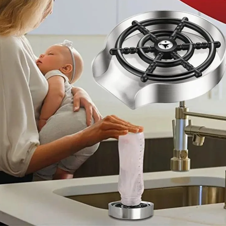 High-Pressure Glass Rinser for Kitchen Sink